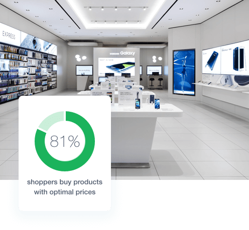 shoppers seek for optimal prices optimal prices